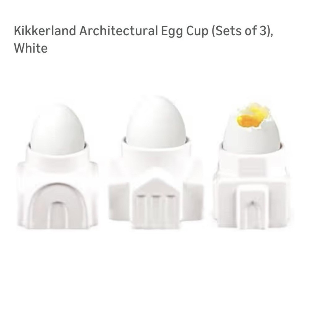 Kikkerland Egg Cup Holder Set Of 3